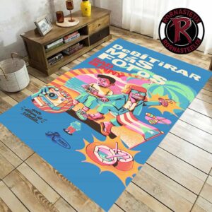 Bad Bunny DTFM Album Cover Puerto Rico Debitirar Mas Fotos Rug Carpet For Living Room