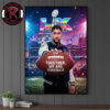Bad Bunny Super Bowl LX Will Forever Be The Benito Bowl Poster Canvas Decor Bad Bunny Super Bowl LX Will Forever Be The Benito Bowl Poster Canvas Decor