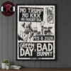 Bad Bunny x Lady Gaga The Only Thing More Powerful Than Hate Is Love Poster Canvas Decor