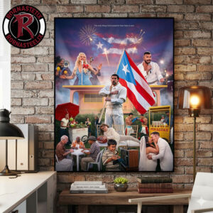 Bad Bunny x Super Bowl LX 2026 The Only Thing More Powerful Than Hate Is Love Poster Canvas Decor