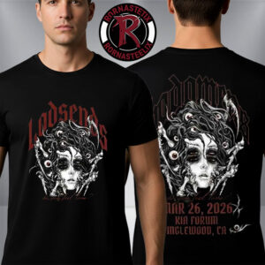 Bad Omens Do You Feel Love Tour North America 2026 Merch Tee At Kia Forum Inglewood CA On March 26 2026 Unisex T-Shirt Two Sided