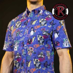 Batman 85th Anniversary Kapow Bonk Thwack RSVLTS Hawaiian Shirt