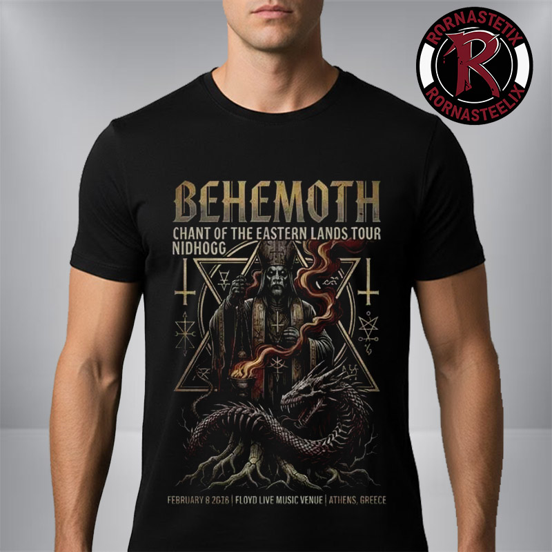 Behemoth Chant Of The Eastern Lands Tour 2026 Event Tee At Floyd