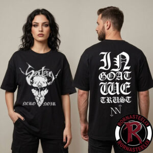 Behemoth NeroNoir In Goat We Trust Unisex T Shirt Two Sided