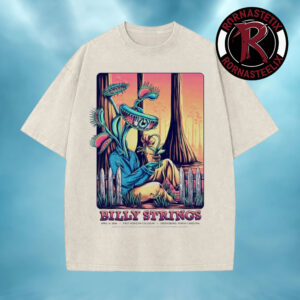Billy Strings North Carolina Event Poster At First Horizon Coliseum On April 14 2026 Greensboro Washed T-Shirt