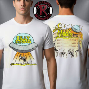 Billy Strings Spring 2026 Exclusive Merch UFO Tee With Dates Unisex T-Shirt Two Sided