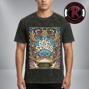 Billy Strings Springs 2026 Tour Schedule Art By Tiffany Chin Washed T-Shirt