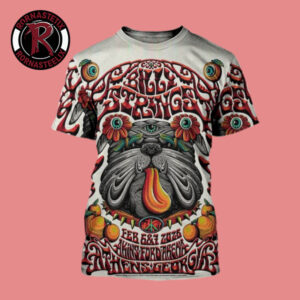 Billy Strings Winter 2026 Venue Poster 2 Nights At Akins Ford Arena On February 6-7 2026 Athens GA Art By Dylan Fant All Over Print Shirt