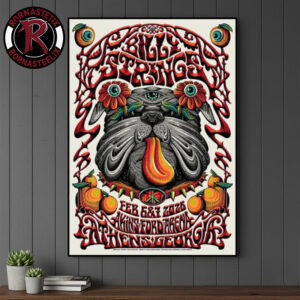 Billy Strings Winter 2026 Venue Poster 2 Nights At Akins Ford Arena On February 6-7 2026 Athens GA Art By Dylan Fant Poster Canvas Decor