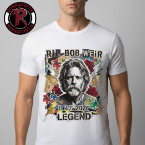 Bob Weir RIP Memorial Tribute Shirt 1947-2026 Grateful Dead Dancing Bears Roses Unisex T-Shirt