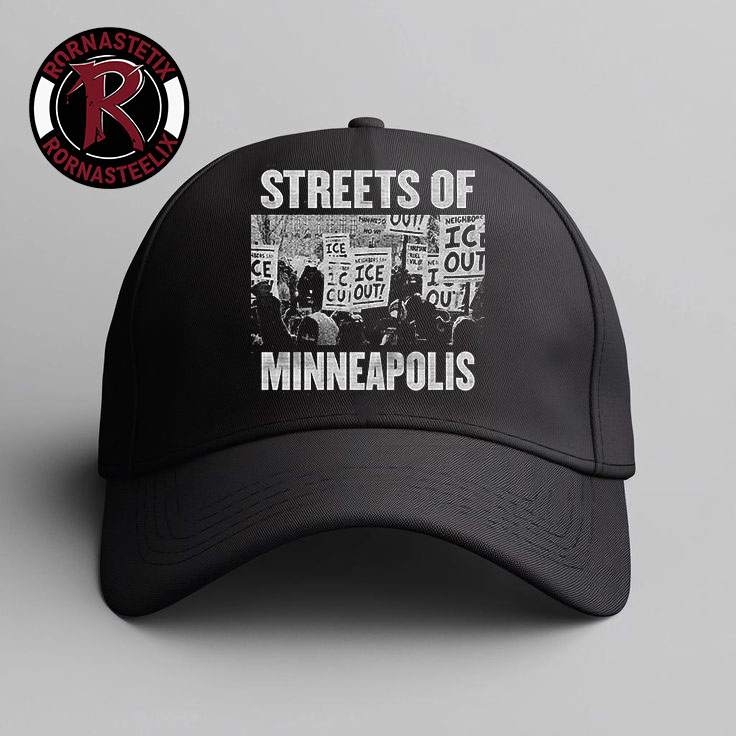 Bruce Springsteen Single Cover Street Of Minneapolis ICE Out Hat Cap Bruce Springsteen Single Cover Street Of Minneapolis ICE Out Hat Cap