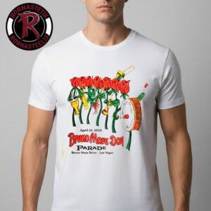 Bruno Mars Day The Romantic Tour Parade And The Hooligans Merch Drive Las Vegas Event On Apirl 10 2026 Unisex T-Shirt
