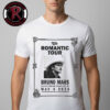 Bruno Mars Nashville The Romantic Tour 2026 At Nissan Stadium On May 6 2026 Nashville TN Roses Vintage Unisex T Shirt Two Sided