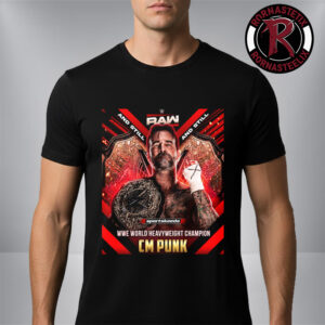 CM Punk WWE World Heavyweight Champion 2025 Unisex T-Shirt