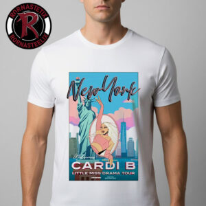 Cardi B Little Miss Drama Tour 2026 Venue Poster At Madison Square Garden On March 26 2026 New York Unisex T-Shirt