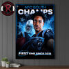 Carolina Panthers NFL The Champions 2025 NFC South Championship Poster Canvas Decor
