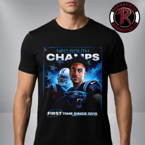 Carolina Panthers NFC South Division Champions 2025 First Time Since 2015 Unisex T-Shirt