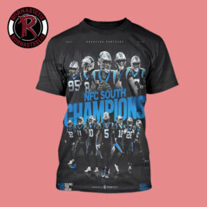 Carolina Panthers NFL The Champions 2025 NFC South Championship All Over Print Shirt