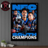 Celebrates Denver Broncos Champions AFC West Division Champions 2025 Poster Canvas Decor Celebrates Denver Broncos Champions AFC West Division Champions 2025 Poster Canvas Decor