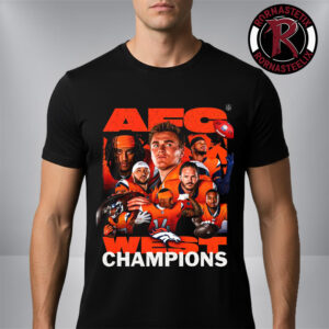 Celebrates Denver Broncos Champions AFC West Division Champions 2025 Unisex T-Shirt