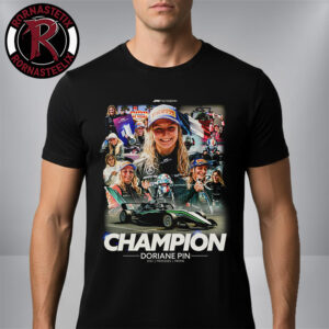 Celebrates Doriane Pin The Champion F1 Academy Champion 2025 Mercedes Prema Unisex T-Shirt