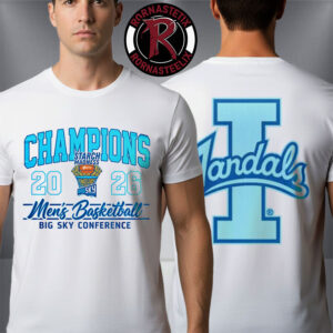 Celebrates Idaho Vandals Champions 2026 Men’s Basketball Big Sky Conference Unisex T-Shirt Two Sided