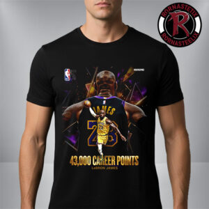 Celebrates LeBron James King James Reachs 43000 Career Points Unisex T-Shirt