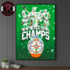 Celebrates New England Patriots NFL Champions 2025 AFC West Champions Poster Canvas Decor