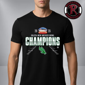 Celebrates North Texas Mean Green Football 2025 Champions Isleta New Mexico Bowl Unisex T-Shirt