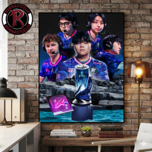 Celebrates Paper Rex Champions VCT Pacific Stage 1 2026 The Kings Of Pacific Poster Canvas Decor