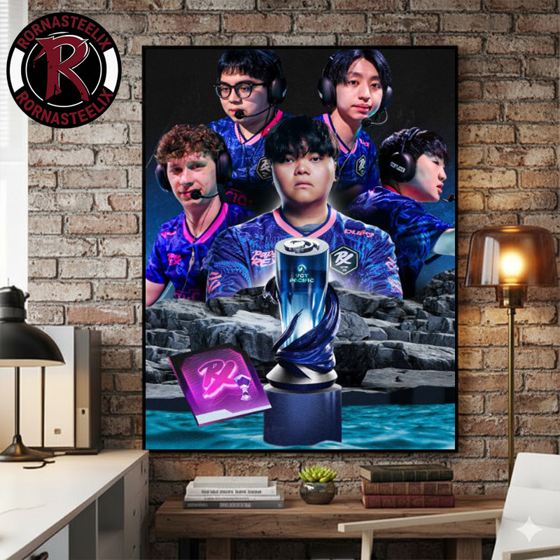 Celebrates Paper Rex Champions VCT Pacific Stage 1 2026 The Kings Of Pacific Poster Canvas Decor