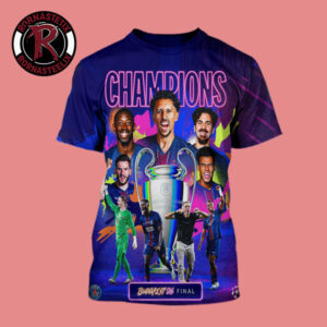Celebrates Paris Saint Germain Champions UEFA Champions League 2025 26 Budapest 26 Final All Over Print Shirt