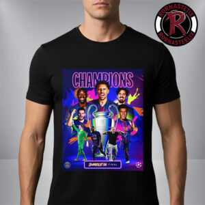 Celebrates Paris Saint Germain Champions UEFA Champions League 2025 26 Budapest 26 Final Unisex T Shirt