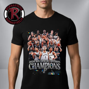Celebrates San Antonio Spurs NBA Champions 2026 Southwest Division Championship Unisex T-Shirt
