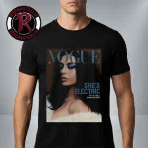 Charli XCX Graces On British Vogue May 2026 She’s Electric Unisex T-Shirt