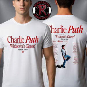 Charlie Puth Exclusive Tee Whatever’s Clever World Tour 2026 Schedule Venue Tour Dates Unisex T-Shirt Two Sided