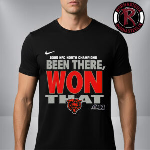 Chicago Bears NFC North Champions 2025 Locker Room Been There Won That Unisex T-Shirt