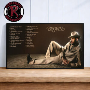 Chris Brown New Album Brown 2026 Tracklist Poster Horizontal