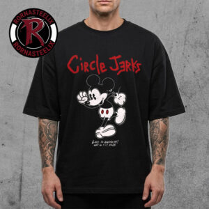 Circle Jerks Exclusive Tee Live At House Of Blues Anaheim On May 16-17 2026 Mickey Mouse Unisex T-Shirt