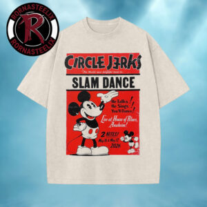 Circle Jerks Live At House Of Blues Anaheim On May 16-17 2026 Washed T-Shirt