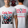 Circle Jerks With Gorilla Biscuits And Negative Approach North America Tour 2026 Merch Tee Schedule Dates Back Unisex T-Shirt Two Sided Circle Jerks With Gorilla Biscuits And Negative Approach North America Tour 2026 Merch Tee Schedule Dates Back Unisex T-Shirt Two Sided