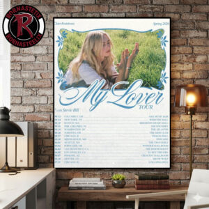 Claire Rosinkranz Spring 2026 My Lover Tour Schedule Venue Dates Poster Canvas Decor