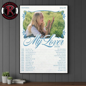 Claire Rosinkranz Spring My Lover Tour Sping 2026 Schedule Tour Dates Poster Canvas Decor