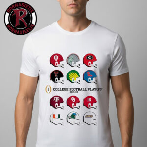 College Football Playoff 2025-26 Field Toy Team Helmets Unisex T-Shirt