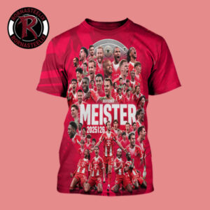 Congrats Bayern Munich Champions Bundesliga 2025-26 Deutscher Meister 2026 All Over Print Shirt