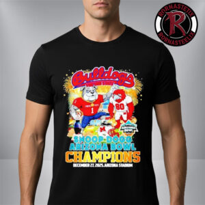 Congrats Fresno State Bulldogs Champions Snoop Dogg Arizona Bowl 2025 Mascot Unisex T-Shirt