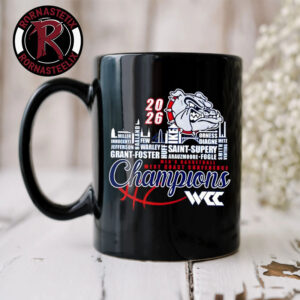 Congrats Gonzaga Bulldogs Champions 2026 WCC Men?s Basketball Mascot Mug Cup