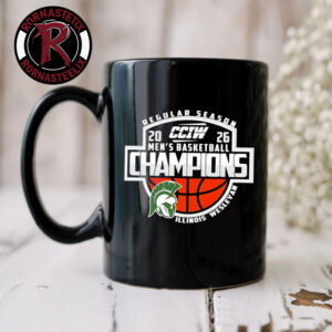 Congrats Illinois Wesleyan Champions CCIW Men?s Basketball Regular Season 2026 Mug Cup