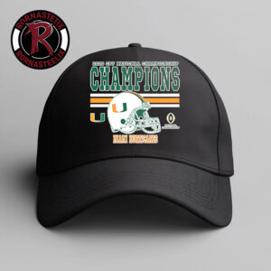 Congrats Miami Hurricanes Helmet Tee  Champions 2026 College Football Playoff National Championship Hat Cap