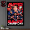 Congrats Montana State National Champions 2025 Poster Canvas Decor Congrats Montana State National Champions 2025 Poster Canvas Decor